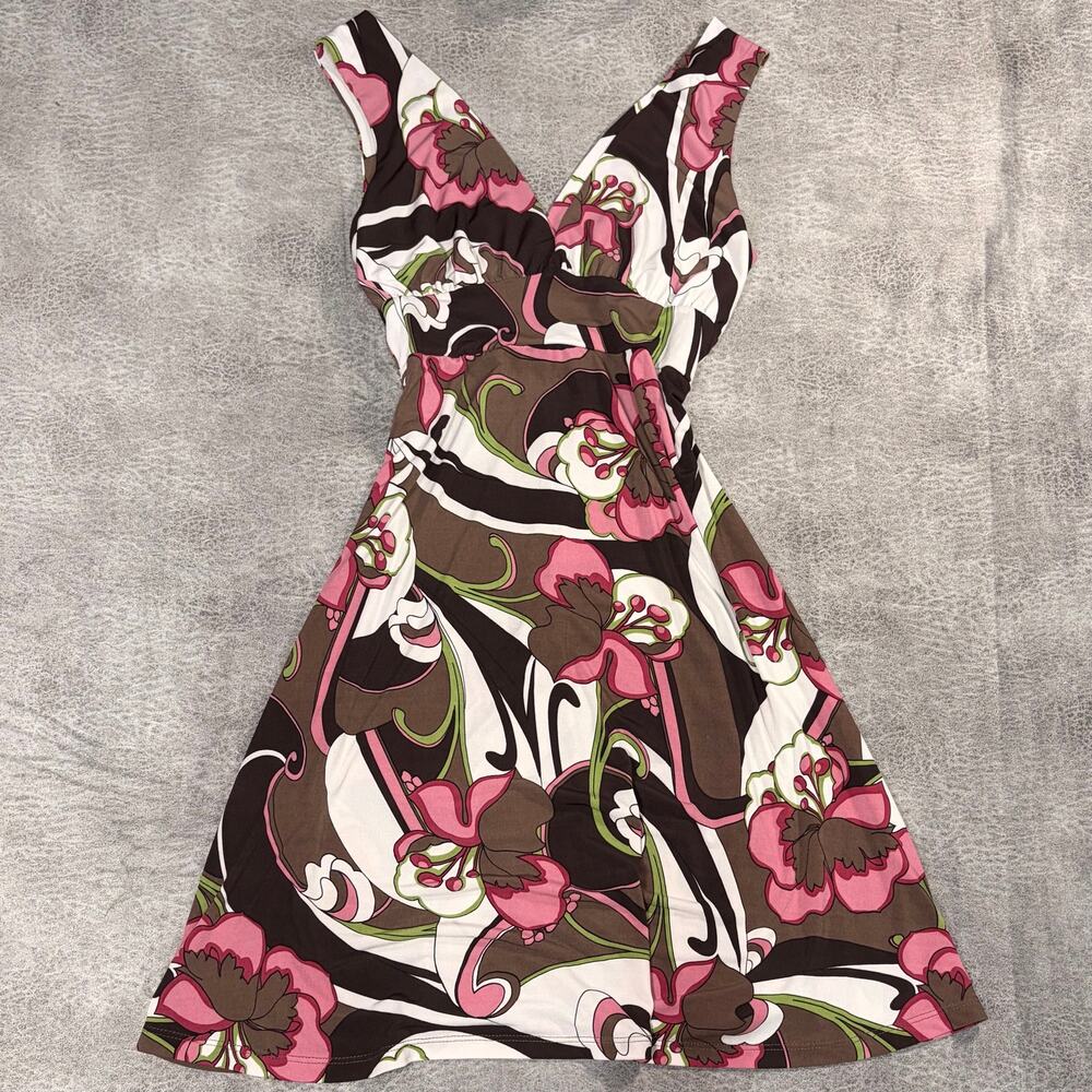 Y2k Floral Whimsy Empire Mini Dress